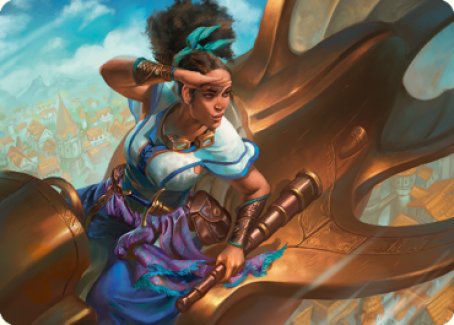 Talas Lookout Art Card [Dominaria United Art Series] | Gear Gaming Fayetteville