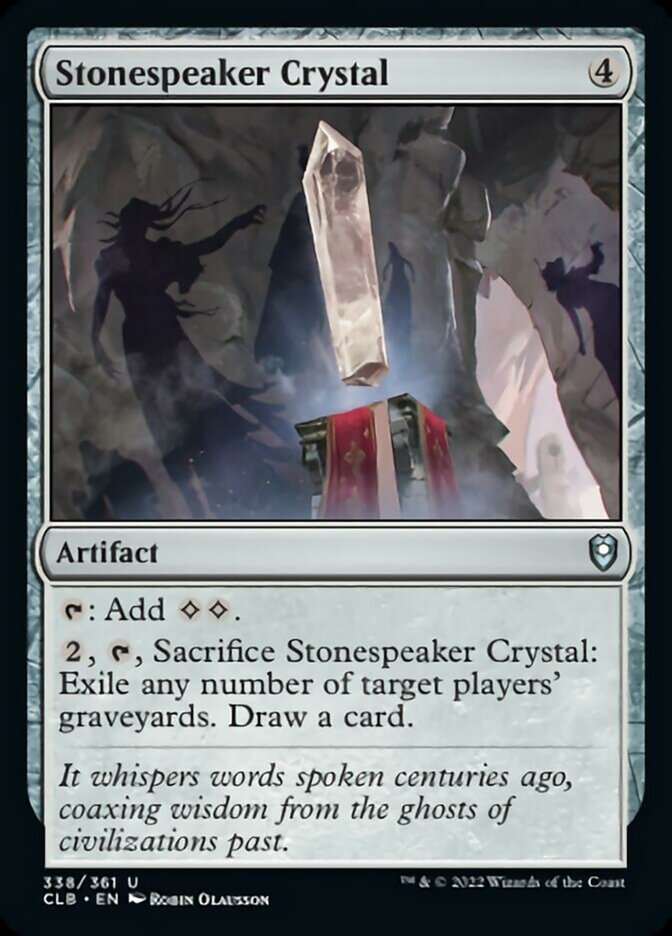 Stonespeaker Crystal [Commander Legends: Battle for Baldur's Gate] | Gear Gaming Fayetteville