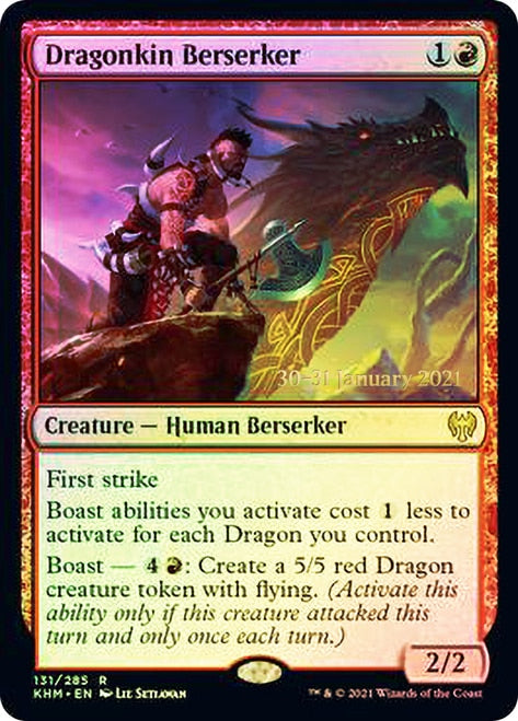 Dragonkin Berserker [Kaldheim Prerelease Promos] | Gear Gaming Fayetteville