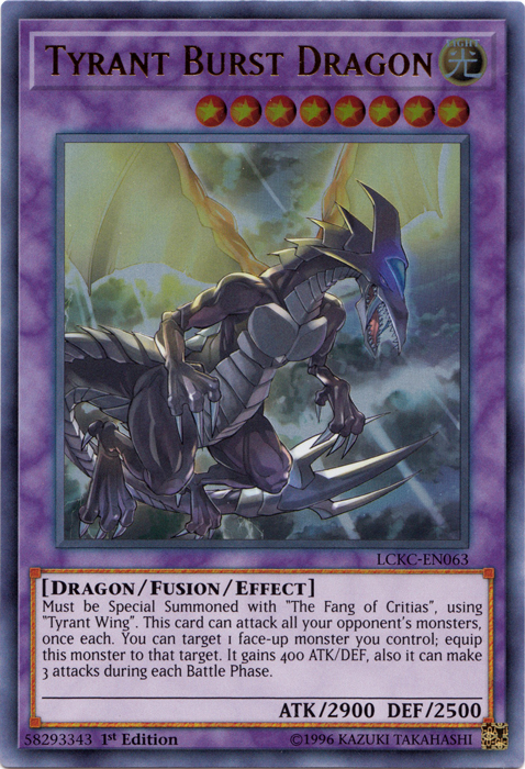 Tyrant Burst Dragon [LCKC-EN063] Ultra Rare | Gear Gaming Fayetteville