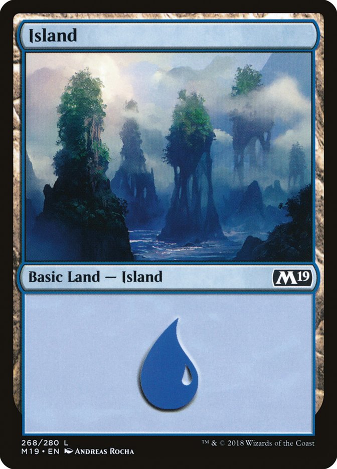 Island (268) [Core Set 2019] | Gear Gaming Fayetteville