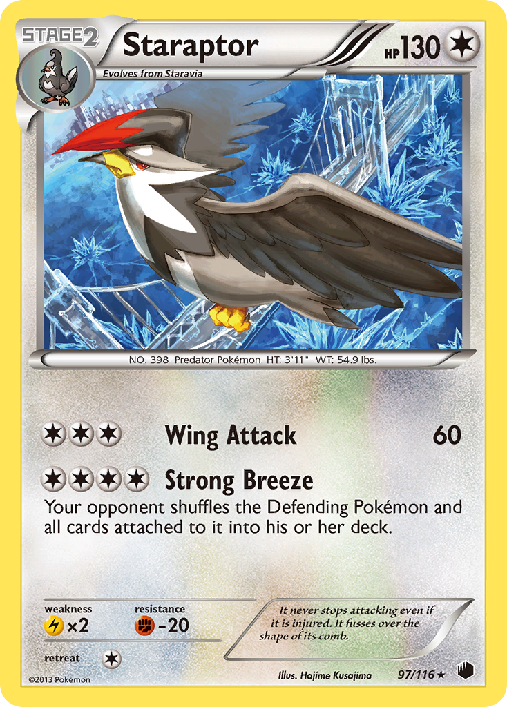 Staraptor (97/116) [Black & White: Plasma Freeze] | Gear Gaming Fayetteville