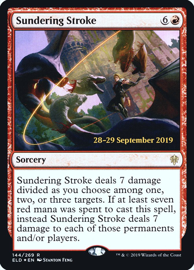 Sundering Stroke [Throne of Eldraine Prerelease Promos] | Gear Gaming Fayetteville