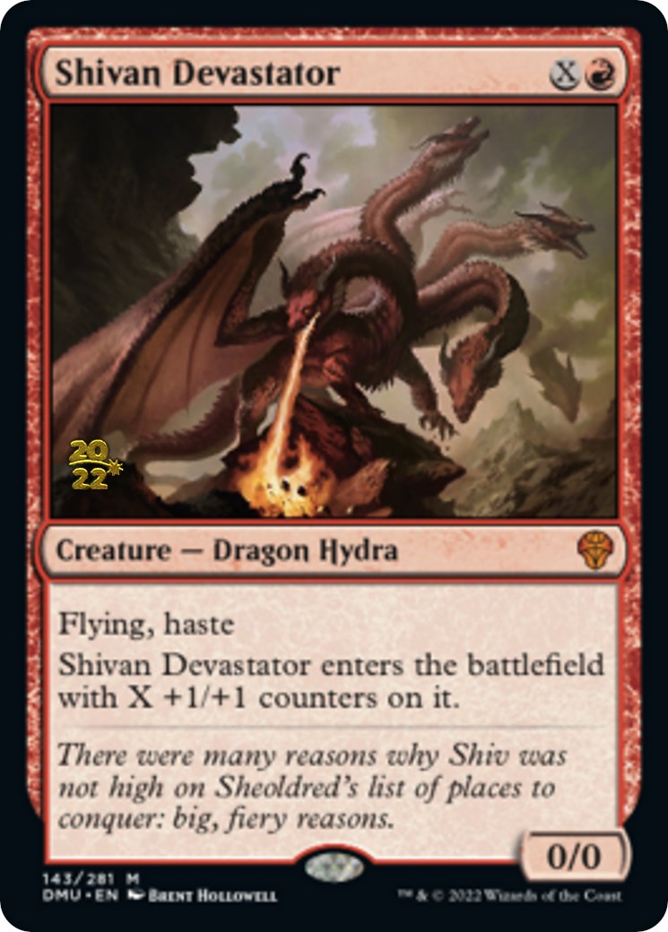 Shivan Devastator [Dominaria United Prerelease Promos] | Gear Gaming Fayetteville