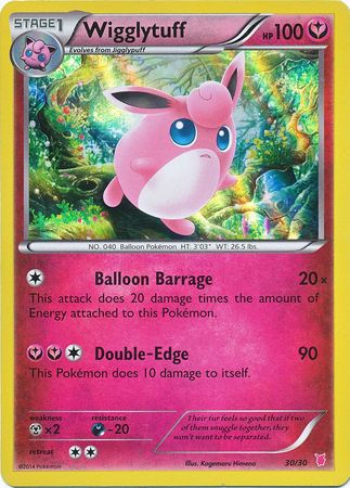 Wigglytuff (30/30) [XY: Trainer Kit 1 - Wigglytuff] | Gear Gaming Fayetteville