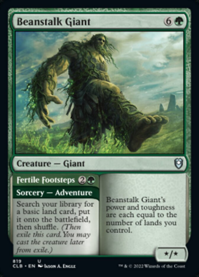 Beanstalk Giant // Fertile Footsteps [Commander Legends: Battle for Baldur's Gate] | Gear Gaming Fayetteville