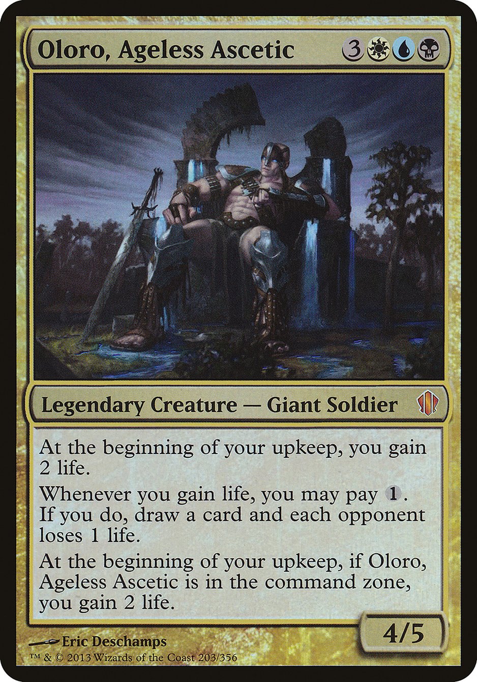 Oloro, Ageless Ascetic (Oversized) [Commander 2013 Oversized] | Gear Gaming Fayetteville