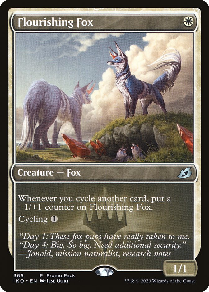 Flourishing Fox (Promo Pack) [Ikoria: Lair of Behemoths Promos] | Gear Gaming Fayetteville