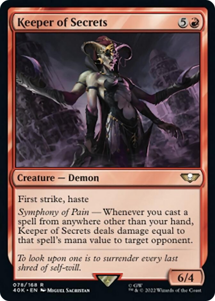 Keeper of Secrets (Surge Foil) [Warhammer 40,000] | Gear Gaming Fayetteville
