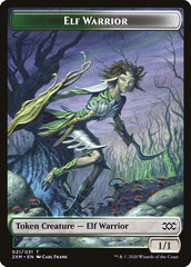 Copy // Elf Warrior Double-Sided Token [Double Masters Tokens] | Gear Gaming Fayetteville