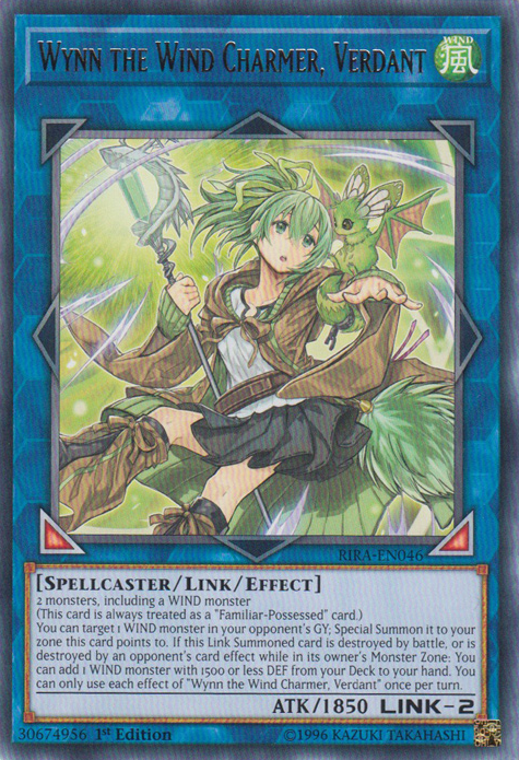 Wynn the Wind Charmer, Verdant [RIRA-EN046] Rare | Gear Gaming Fayetteville