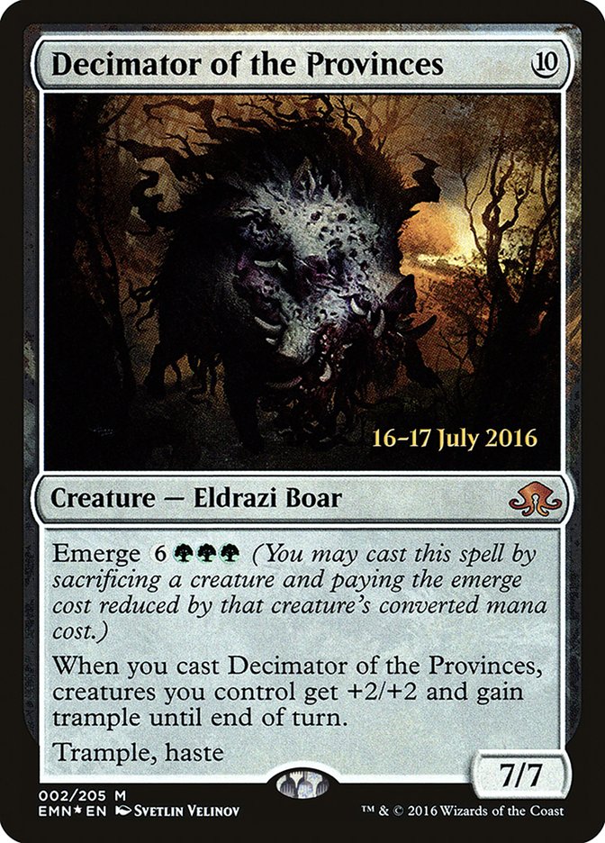 Decimator of the Provinces [Eldritch Moon Prerelease Promos] | Gear Gaming Fayetteville