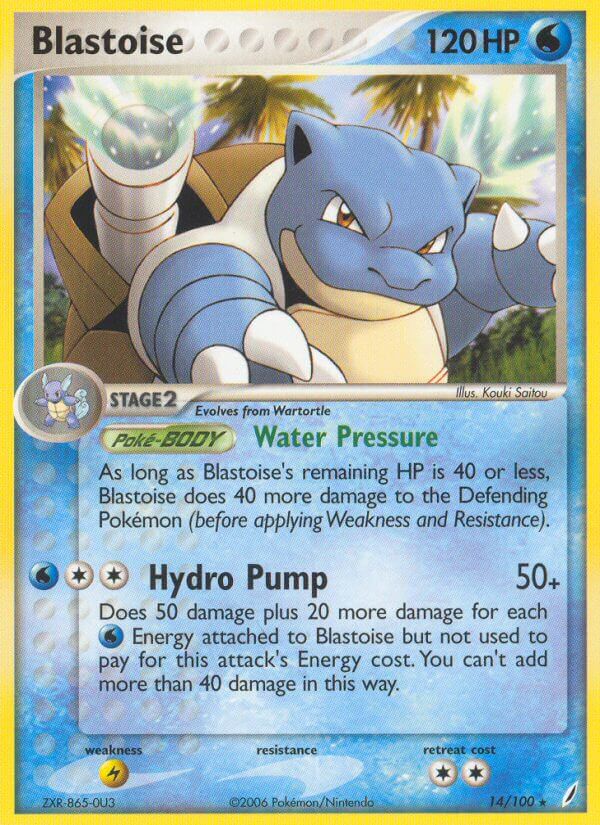 Blastoise (14/100) (Theme Deck Exclusive) [EX: Crystal Guardians] | Gear Gaming Fayetteville