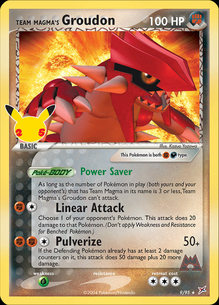 Team Magma's Groudon (9/95) [Celebrations: 25th Anniversary - Classic Collection] | Gear Gaming Fayetteville