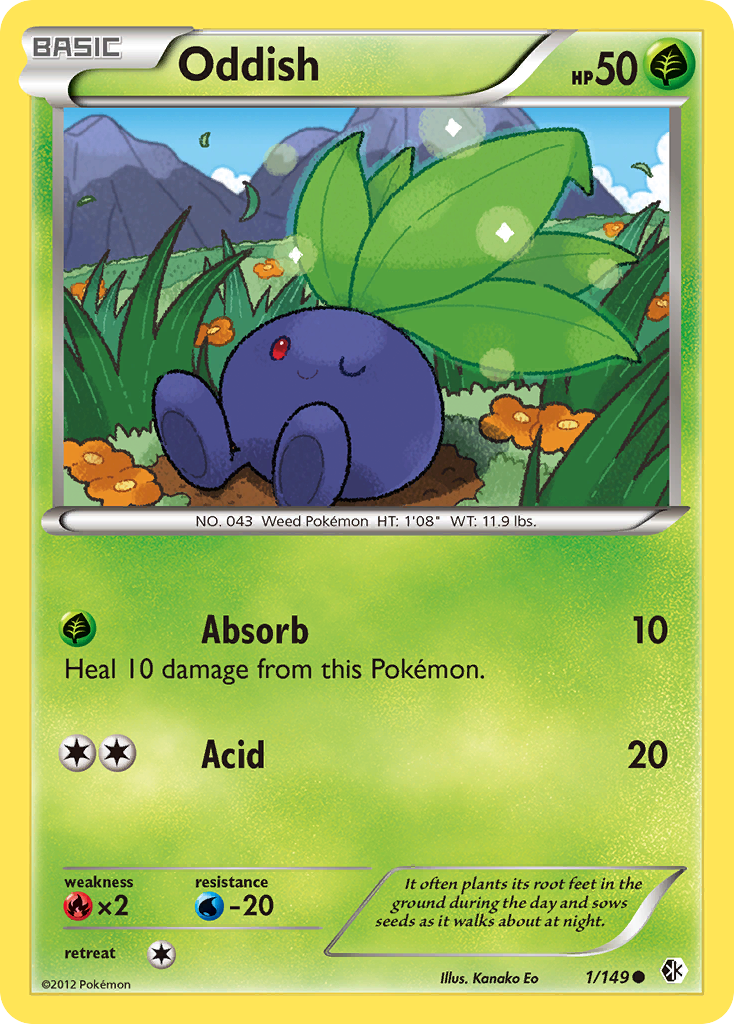 Oddish (1/149) [Black & White: Boundaries Crossed] | Gear Gaming Fayetteville