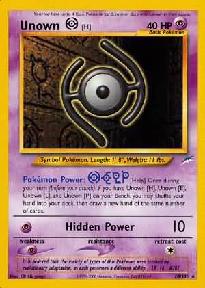 Unown [H] (28/105) [Neo Destiny Unlimited] | Gear Gaming Fayetteville