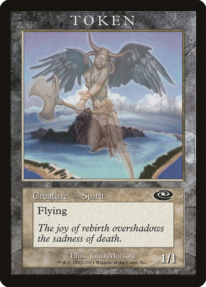 Spirit Token [Magic Player Rewards 2001] | Gear Gaming Fayetteville