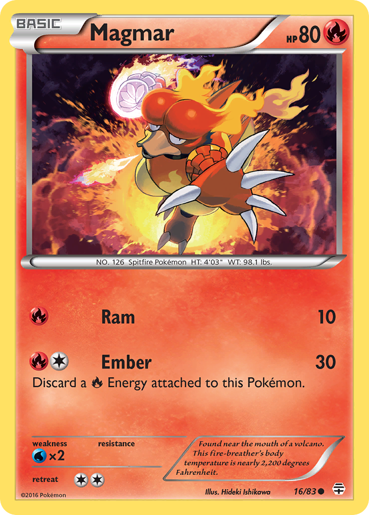 Magmar (16/83) [XY: Generations] | Gear Gaming Fayetteville