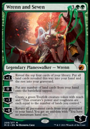 Wrenn and Seven (Promo Pack) [Innistrad: Midnight Hunt Promos] | Gear Gaming Fayetteville