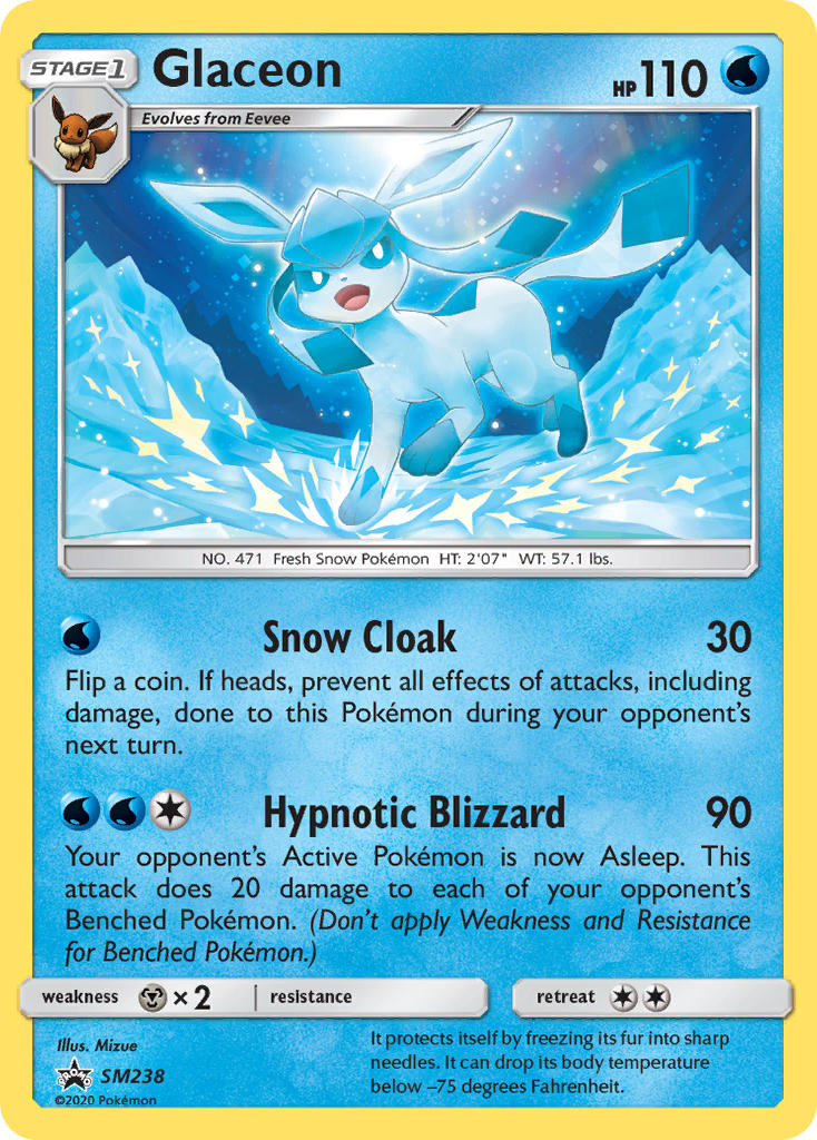 Glaceon (SM238) [Sun & Moon: Black Star Promos] | Gear Gaming Fayetteville