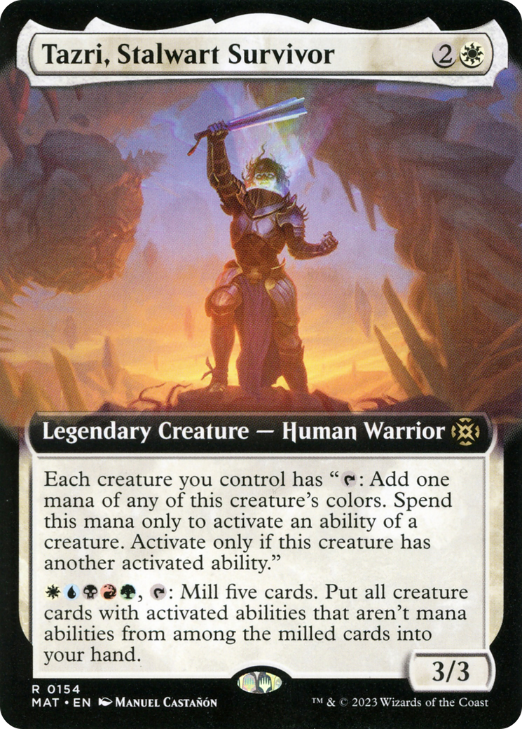 Tazri, Stalwart Survivor (Extended Art) [March of the Machine: The Aftermath] | Gear Gaming Fayetteville