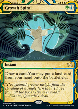 Growth Spiral (Foil Etched) [Strixhaven: School of Mages Mystical Archive] | Gear Gaming Fayetteville