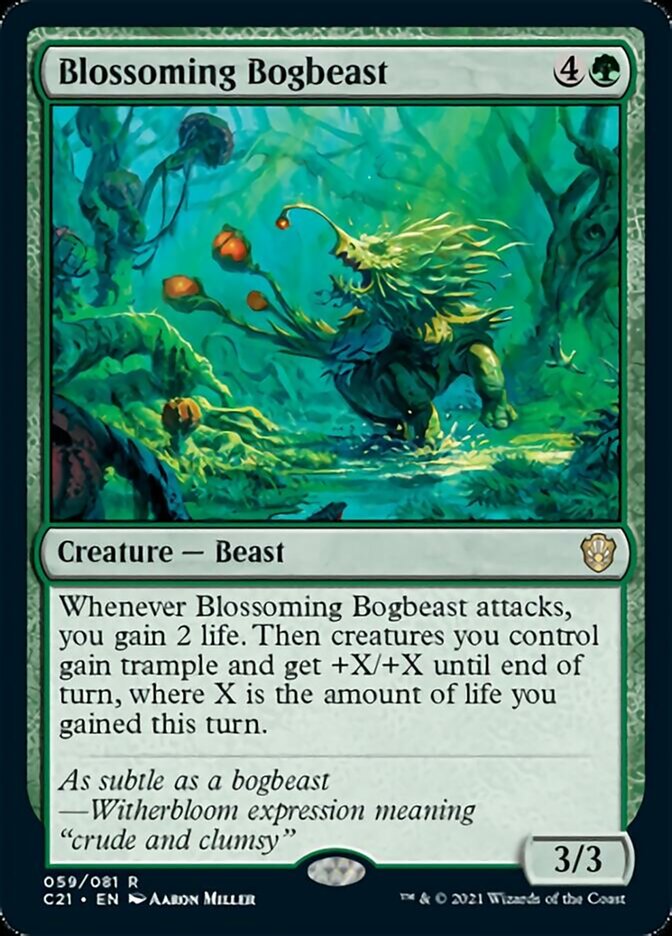 Blossoming Bogbeast [Commander 2021] | Gear Gaming Fayetteville