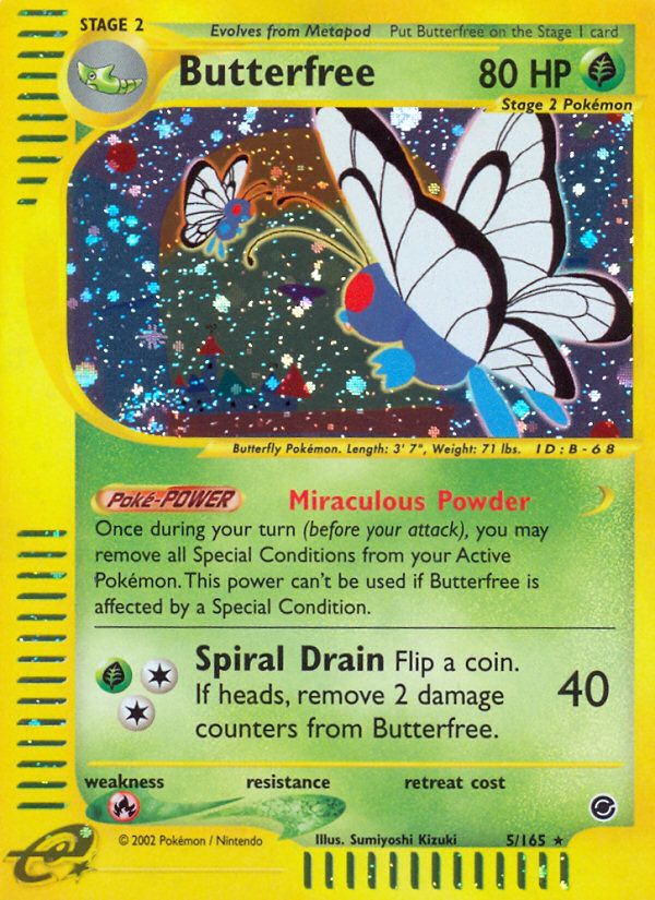 Butterfree (5/165) [Expedition: Base Set] | Gear Gaming Fayetteville