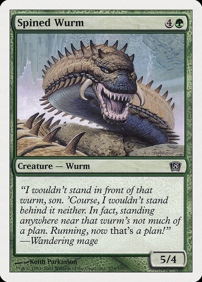 Spined Wurm [Eighth Edition] | Gear Gaming Fayetteville