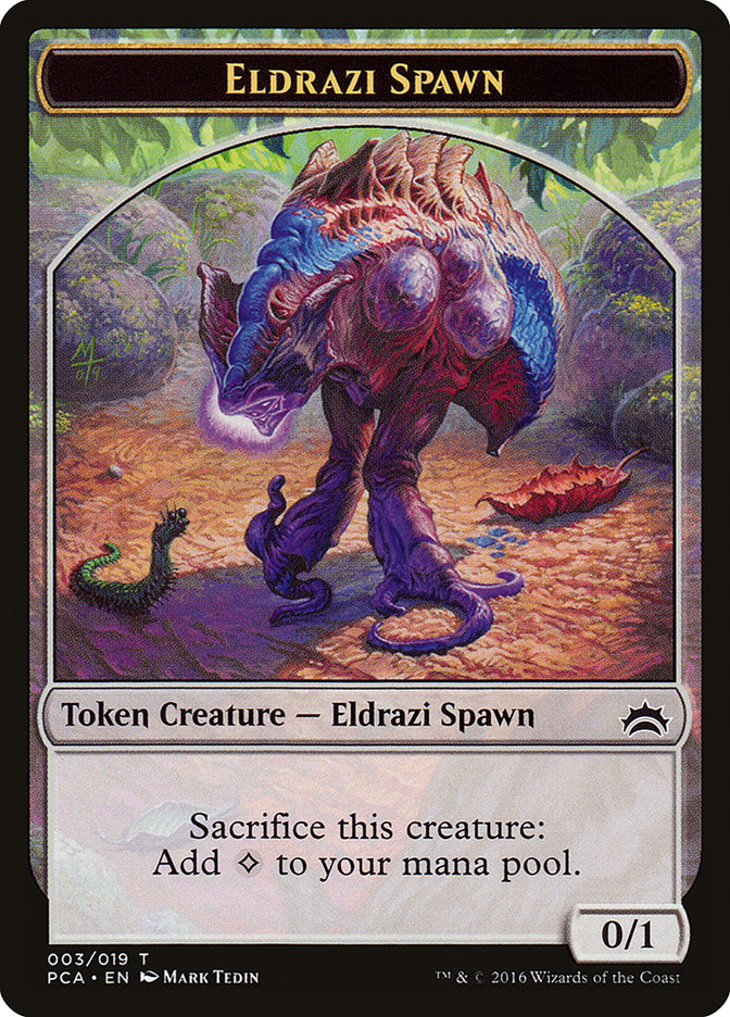 Eldrazi Spawn Token (003/019) [Planechase Anthology Tokens] | Gear Gaming Fayetteville