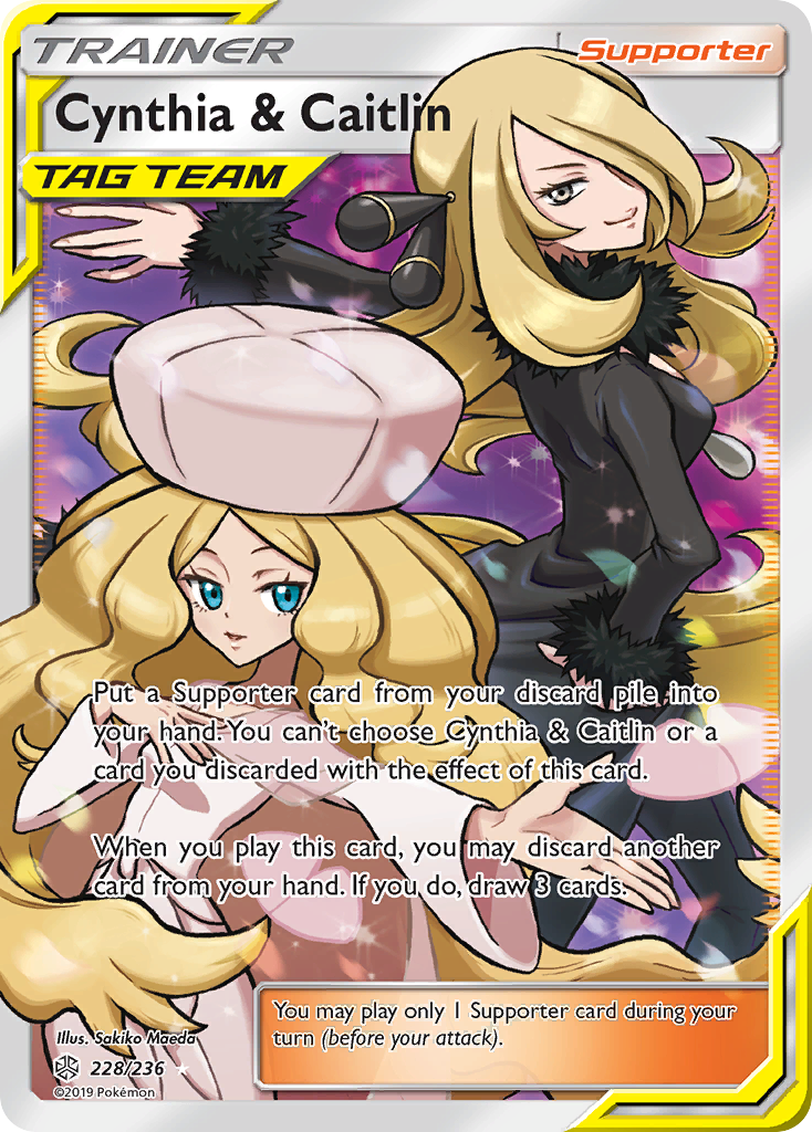 Cynthia & Caitlin (228/236) [Sun & Moon: Cosmic Eclipse] | Gear Gaming Fayetteville