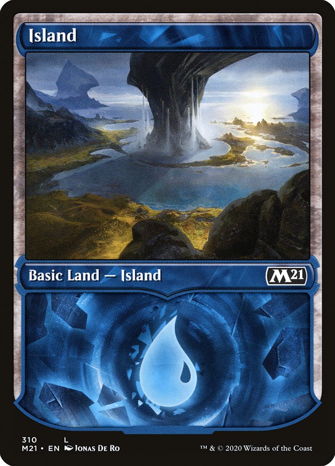 Island (310) (Showcase) [Core Set 2021] | Gear Gaming Fayetteville