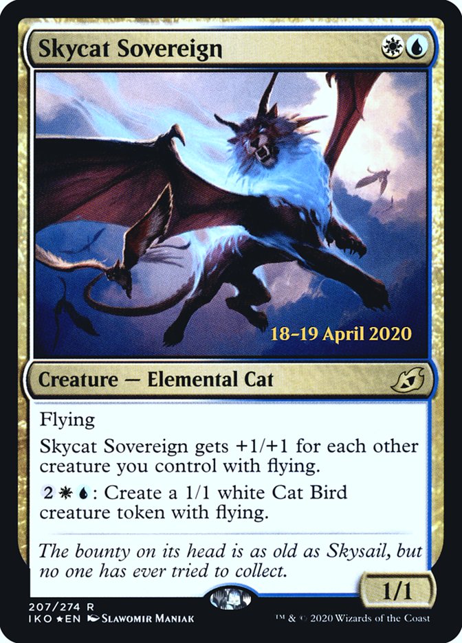 Skycat Sovereign [Ikoria: Lair of Behemoths Prerelease Promos] | Gear Gaming Fayetteville