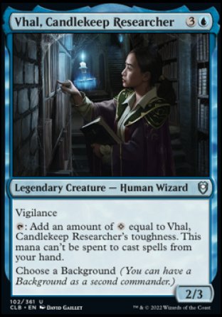 Vhal, Candlekeep Researcher [Commander Legends: Battle for Baldur's Gate] | Gear Gaming Fayetteville