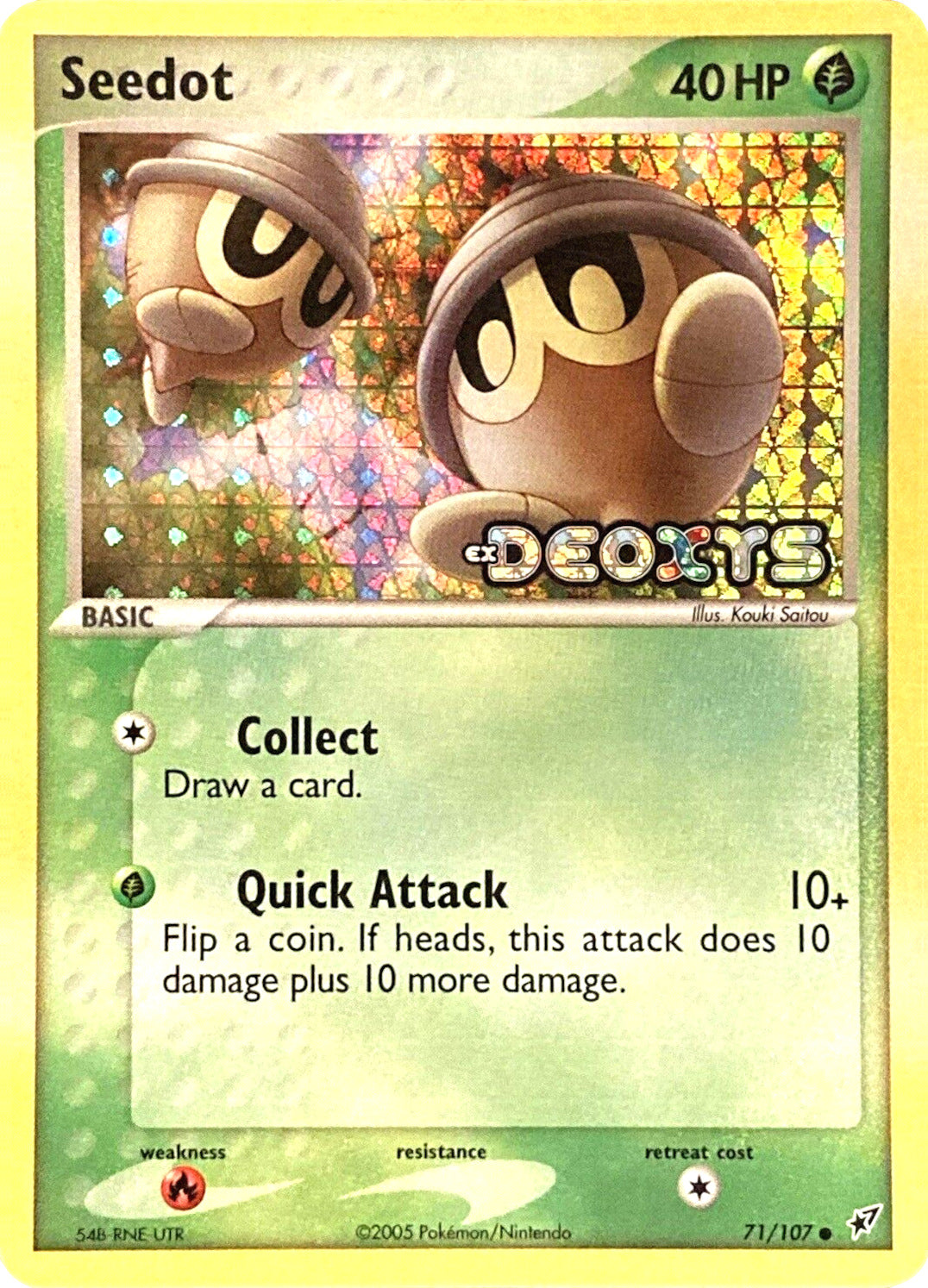 Seedot (71/107) (Stamped) [EX: Deoxys] | Gear Gaming Fayetteville