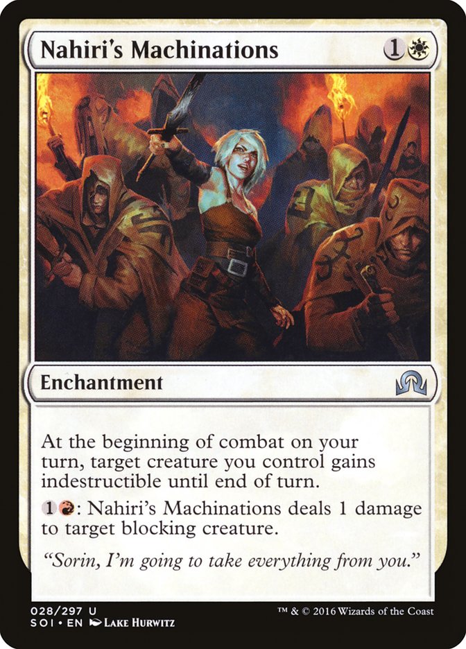 Nahiri's Machinations [Shadows over Innistrad] | Gear Gaming Fayetteville