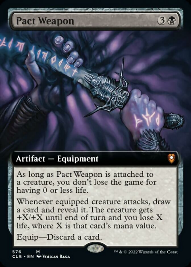 Pact Weapon (Extended Art) [Commander Legends: Battle for Baldur's Gate] | Gear Gaming Fayetteville