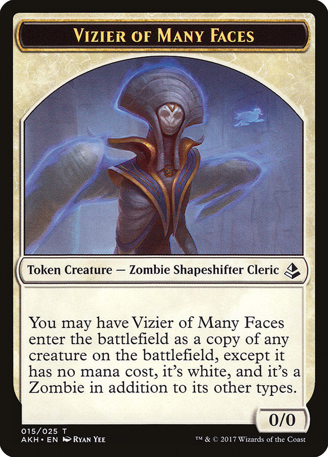 Vizier of Many Faces Token [Amonkhet Tokens] | Gear Gaming Fayetteville