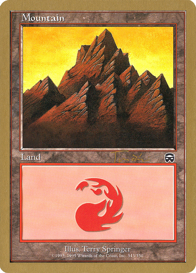 Mountain (jt343) (Jan Tomcani) (MMQ) [World Championship Decks 2001] | Gear Gaming Fayetteville