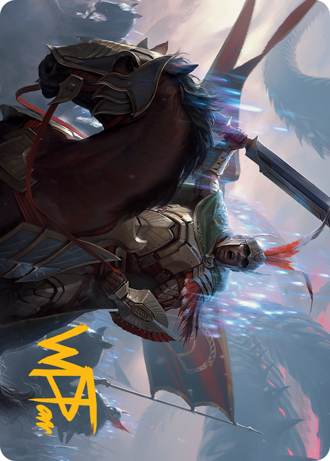 Marshal of Zhalfir Art Card (Gold-Stamped Signature) [March of the Machine Art Series] | Gear Gaming Fayetteville