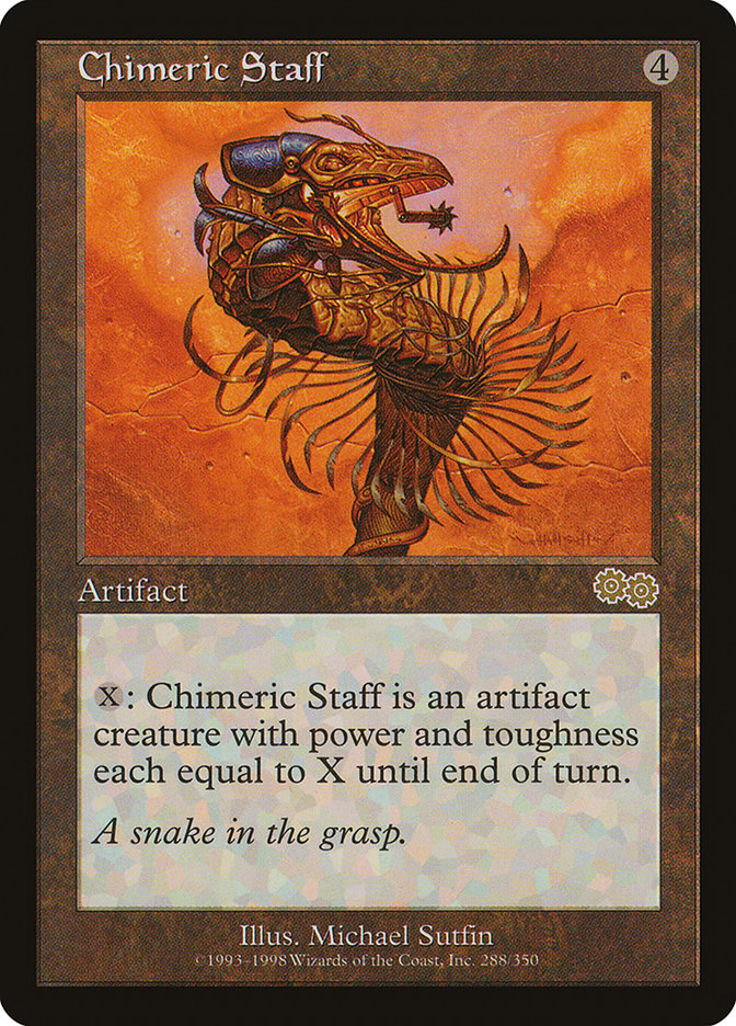 Chimeric Staff [Urza's Saga] | Gear Gaming Fayetteville