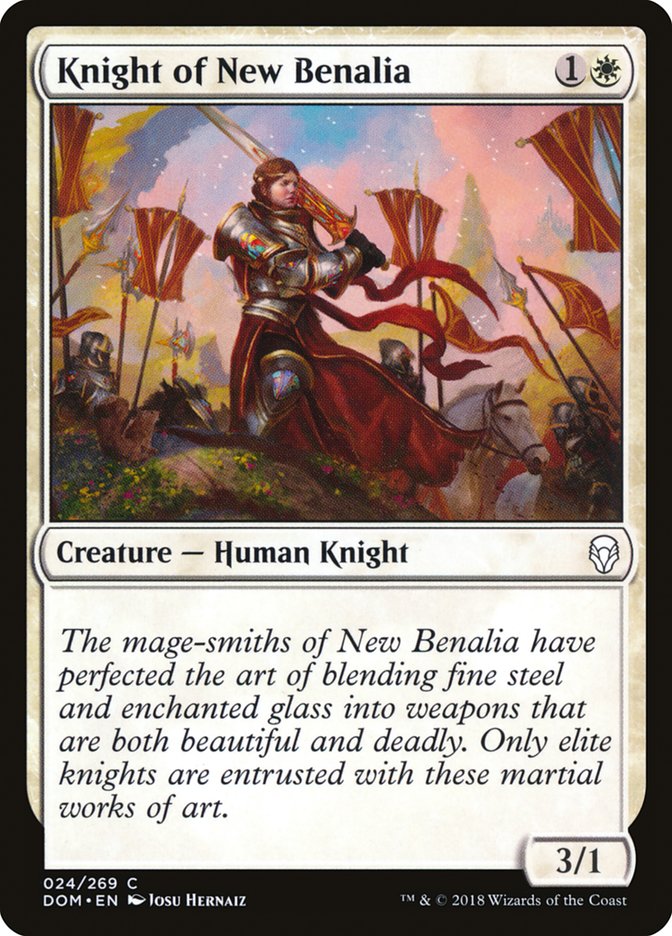 Knight of New Benalia [Dominaria] | Gear Gaming Fayetteville