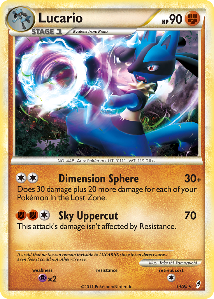 Lucario (14/95) [HeartGold & SoulSilver: Call of Legends] | Gear Gaming Fayetteville