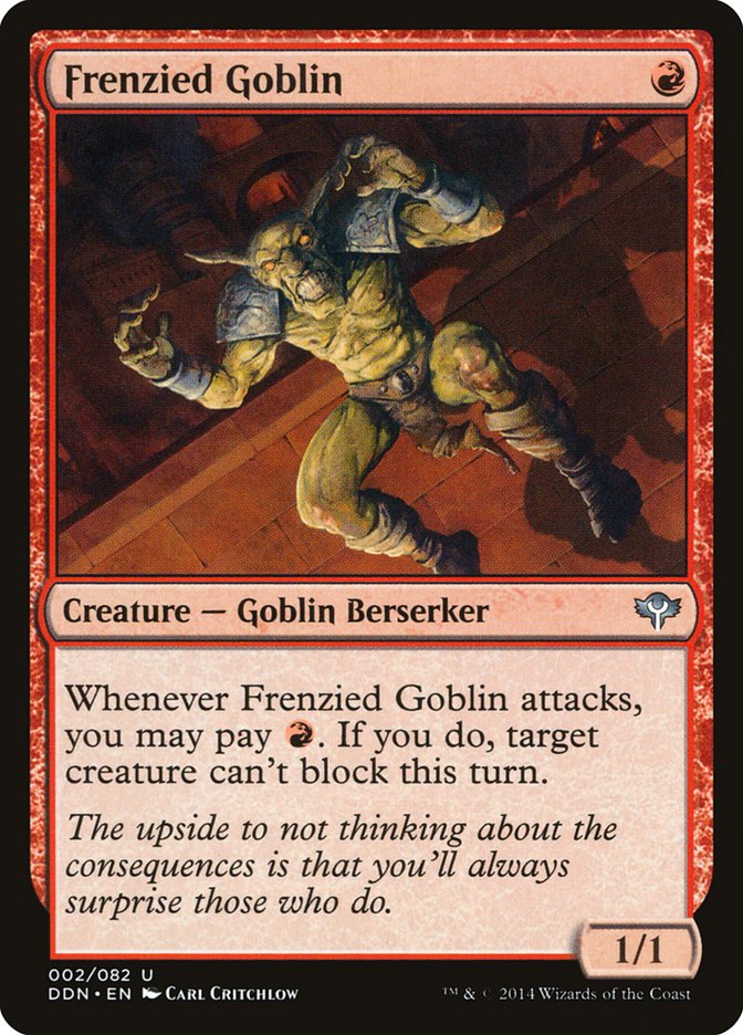 Frenzied Goblin [Duel Decks: Speed vs. Cunning] | Gear Gaming Fayetteville