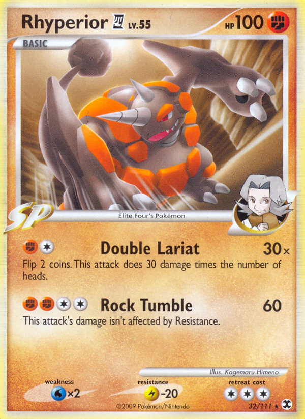 Rhyperior (32/111) [Platinum: Rising Rivals] | Gear Gaming Fayetteville