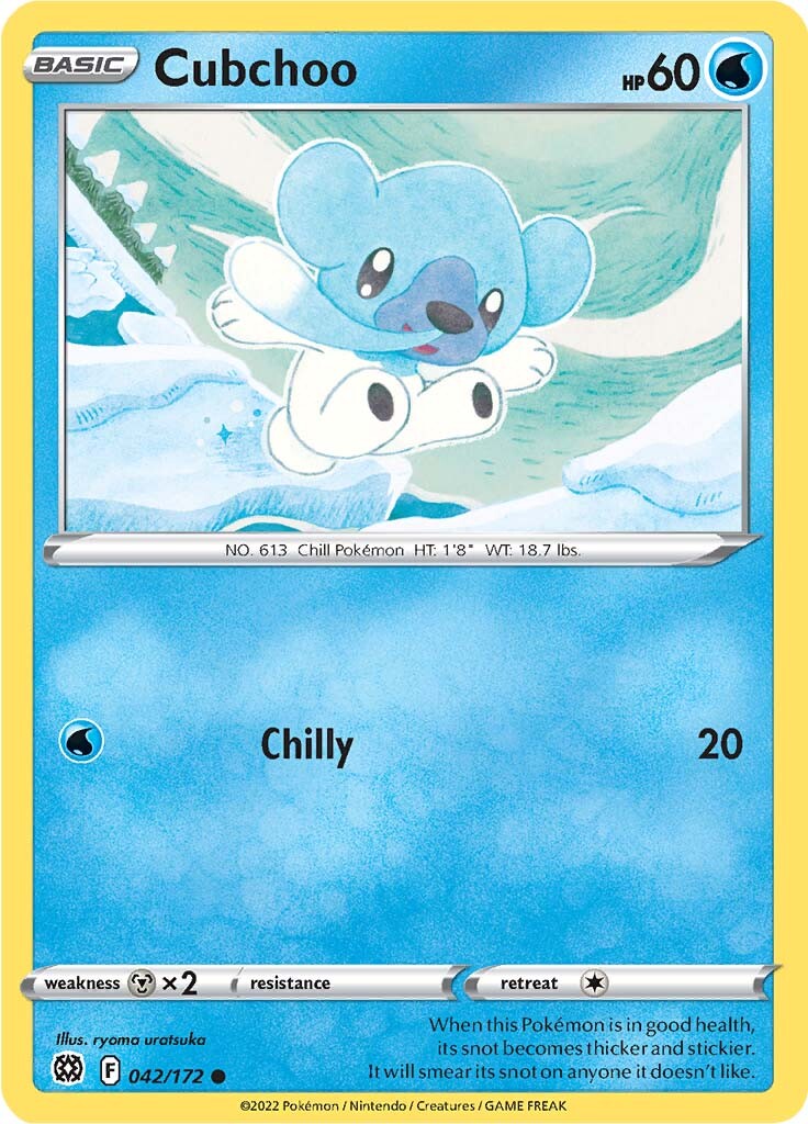 Cubchoo (042/172) [Sword & Shield: Brilliant Stars] | Gear Gaming Fayetteville