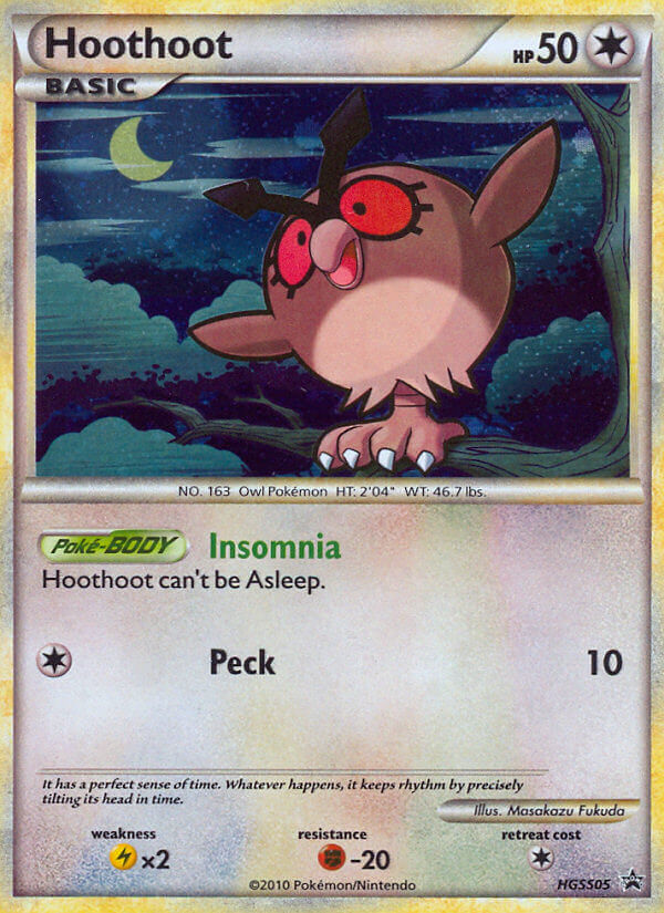 Hoothoot (HGSS05) [HeartGold & SoulSilver: Black Star Promos] | Gear Gaming Fayetteville