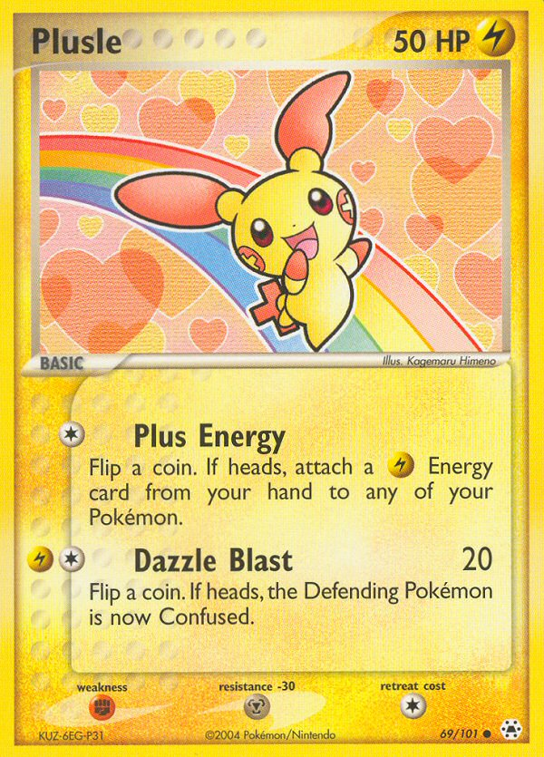 Plusle (69/101) [EX: Hidden Legends] | Gear Gaming Fayetteville