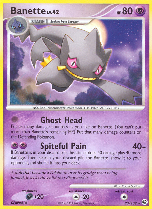 Banette (23/132) [Diamond & Pearl: Secret Wonders] | Gear Gaming Fayetteville