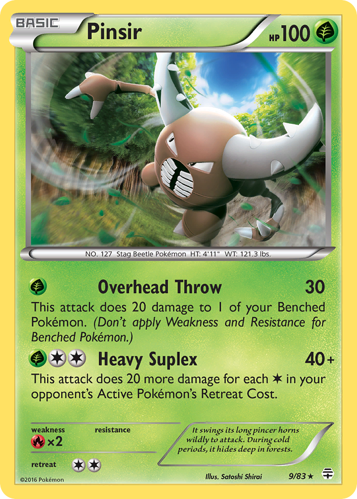 Pinsir (9/83) [XY: Generations] | Gear Gaming Fayetteville